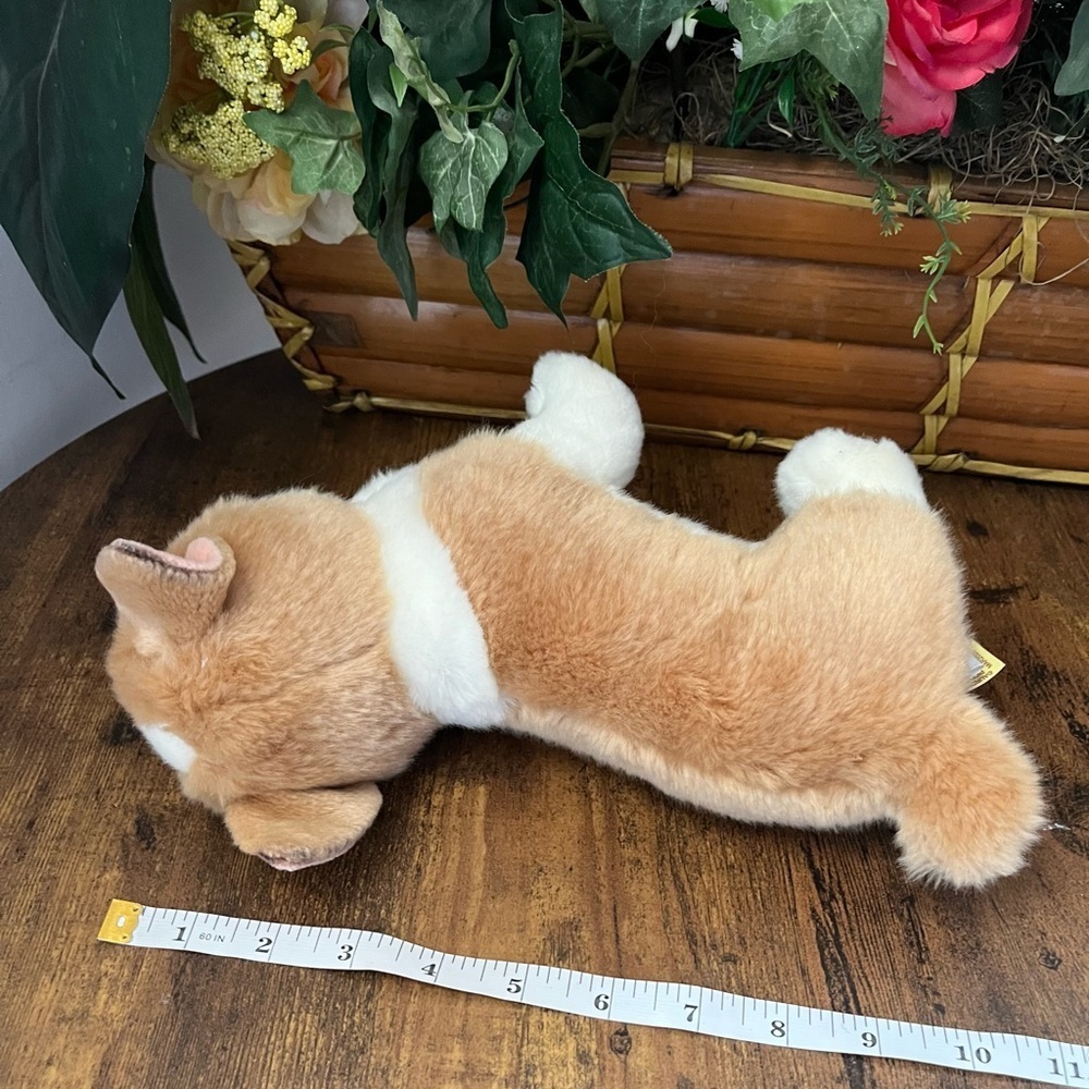 Aurora Miyoni Corgi Plush Dog Stuffed Animal Realistic Puppy Toy - Picture 4 of 8